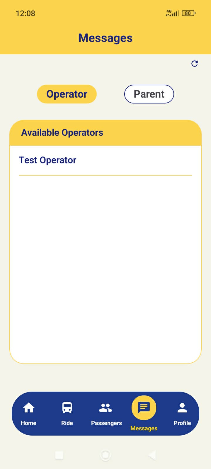 Driver Message