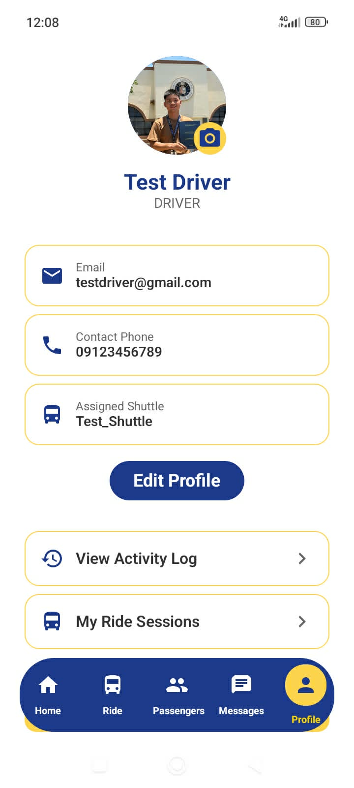 Driver Profile