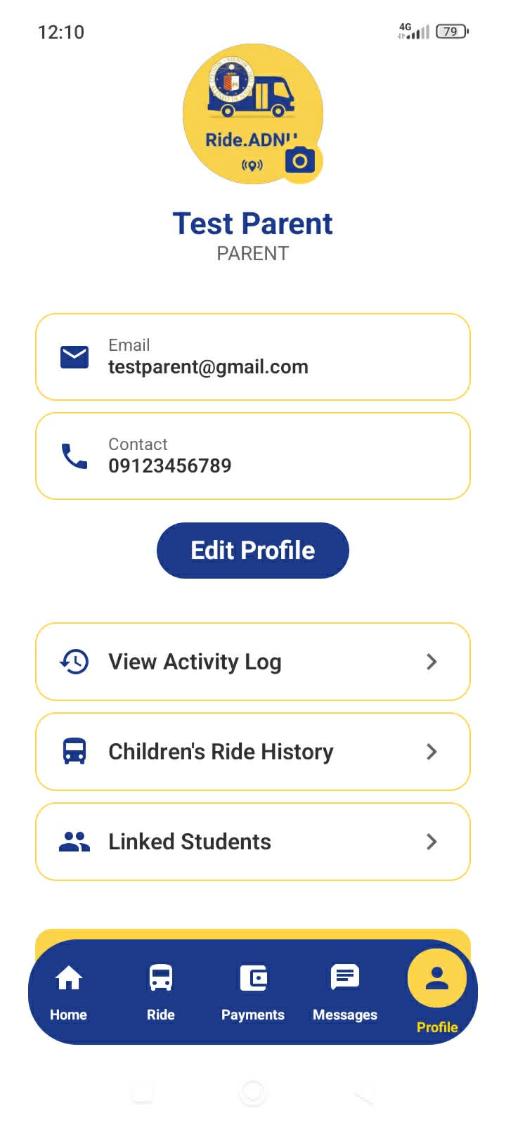 Parent Profile